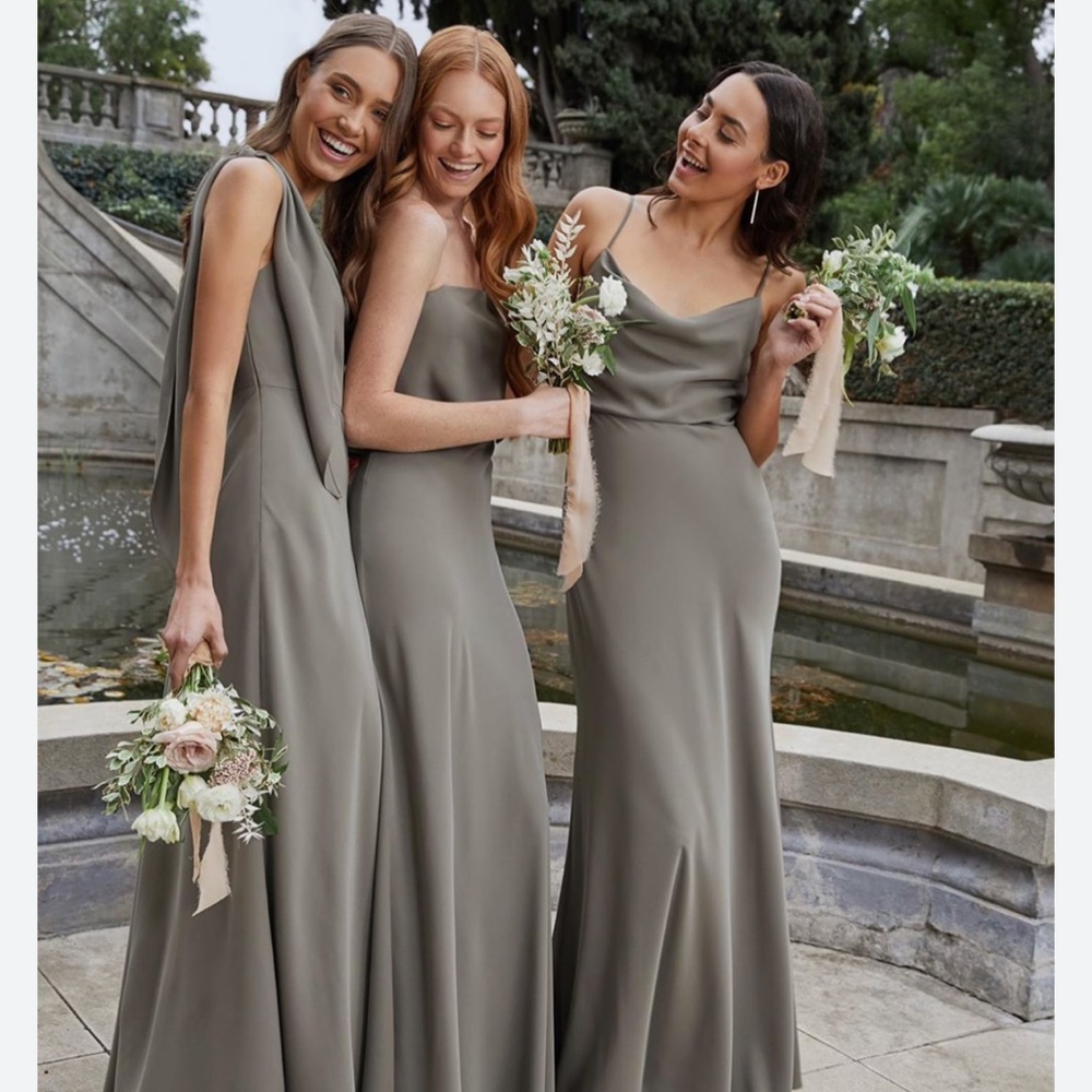 Moss colored Tessa dress. Never worn with Tags